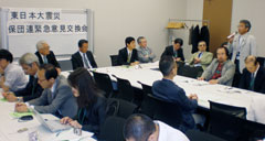 国会議員らに要請 院内集会も 被災者支援の拡充を