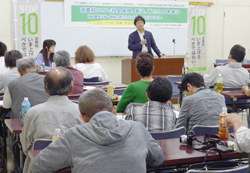 県社保協総会・消費税10％ストップネット学習会 <br/>消費税の不公平性を明らかに　ジャーナリストの斎藤貴男氏が講演