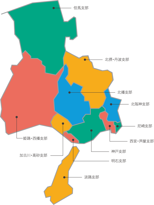 支部エリアマップ